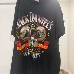 Vintage Delta Black Jack Daniels Graphic T-Shirt